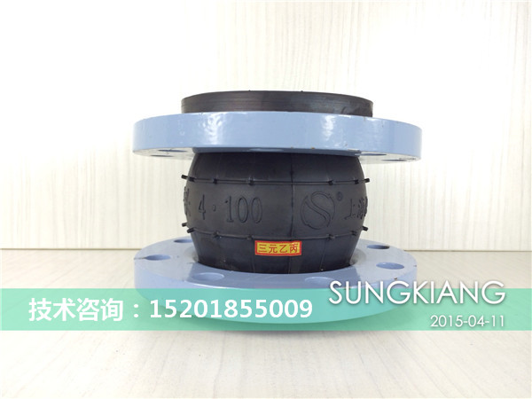 EPDM三元乙丙橡膠軟接頭可使用在100度沸水中嗎？